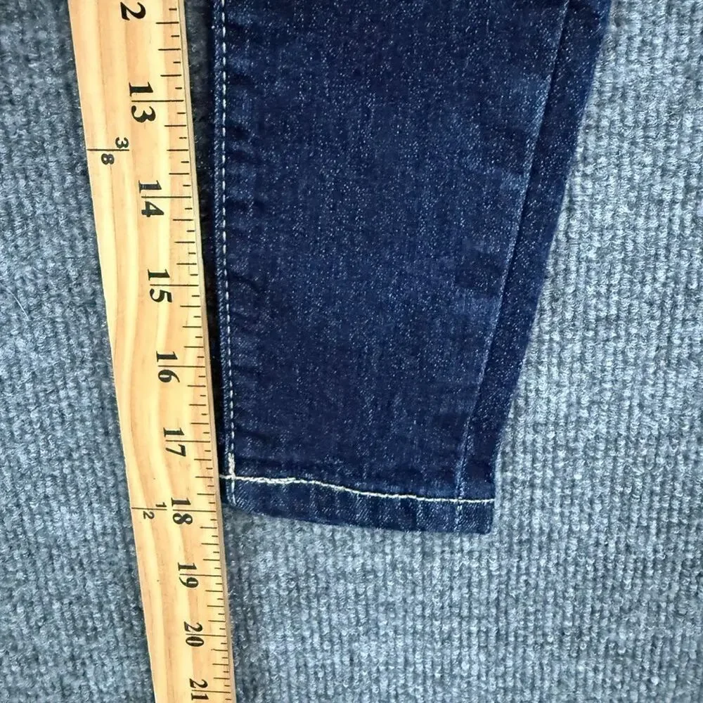 GAP Girls Super Skinny Jeans Jeggings Size 5 Dark Wash Stretch Adjustable Waist